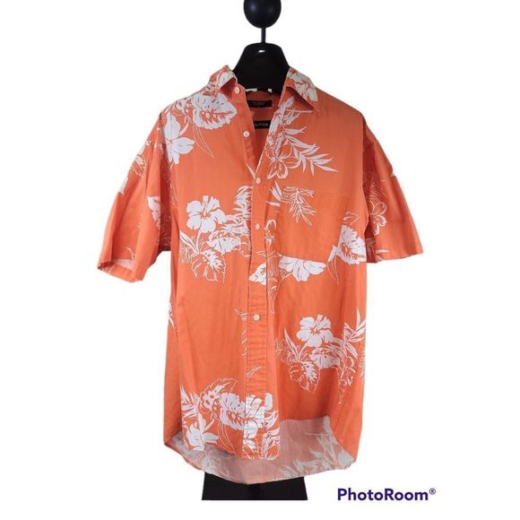 Nautica Other - Nautica Men'S Casual Button-Down Floral Print T-shirt Size Large